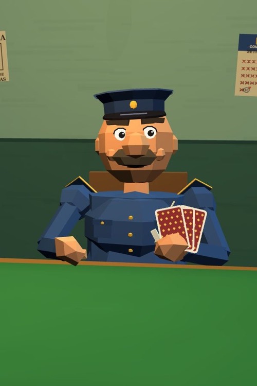 El comisario en la comisaría